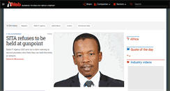 Desktop Screenshot of itweb.co.za